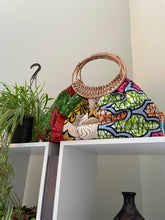 Load image into Gallery viewer, Patchwork Cane Handbag
